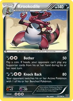 Krookodile, XY Nº 71 Normal