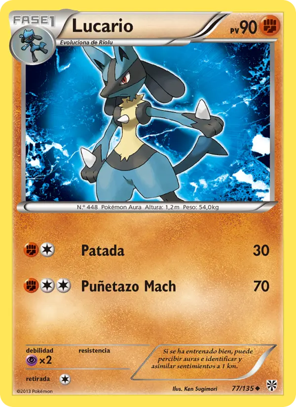 Lucario, Tormenta Plasma No. 77