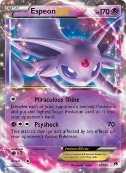 Espeon EX, BREAKpoint No. 52 Normal