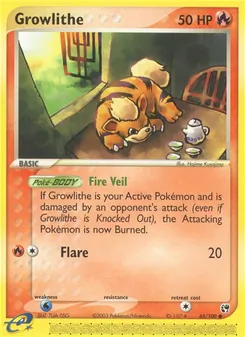 Growlithe, Sandstorm Nº 65 Normal