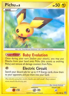 Pichu, Stormfront No. 45 Normal