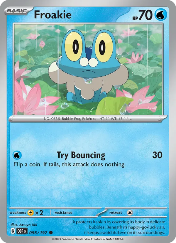 Froakie, Obsidian Flames No. 056