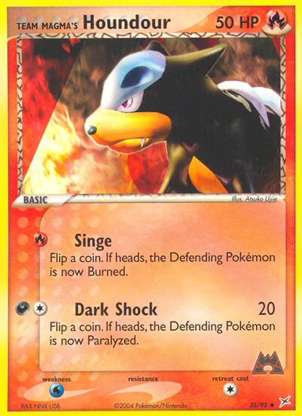 Team Magma's Houndour, Team Magma vs Team Aqua No. 35