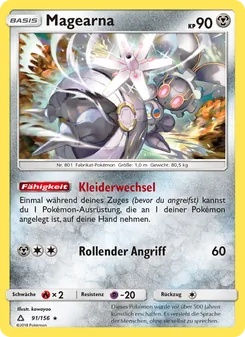Magearna, Ultra-Prisma No. 91 Normal