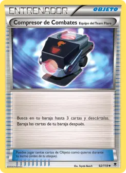 Compresor de Combates Equipo del Team Flare, Fuerzas Fantasmales No. 92 Normal