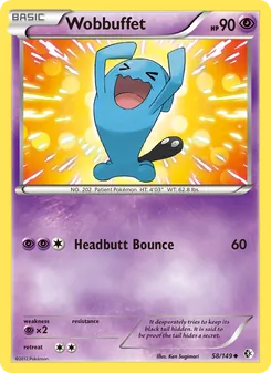 Wobbuffet, Boundaries Crossed No. 58 Normal