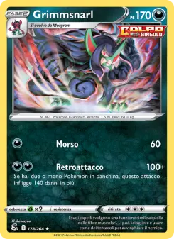 Grimmsnarl, Colpo Fusione No. 178 Holo