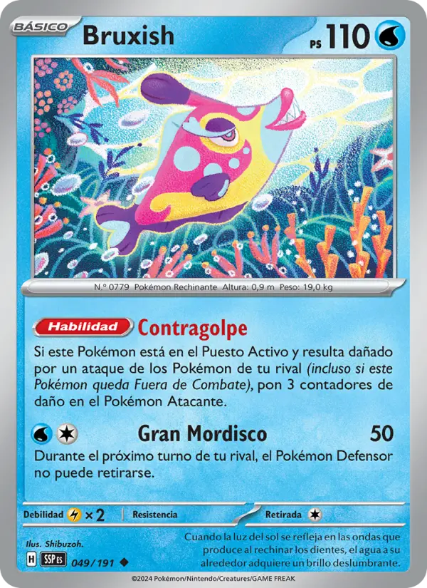Bruxish, Chispas Fulgurantes Nº 049