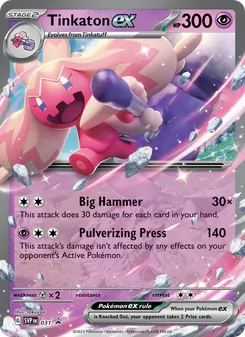 Tinkaton ex, SVP Black Star Promos No. 031 Holo