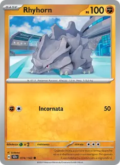 Rhyhorn, Corona Astrale No. 074 Normal