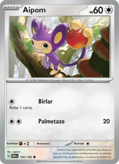 Aipom, Brecha Paradójica Nº 145 Normal