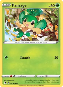 Pansage, Fusion Strike No. 7