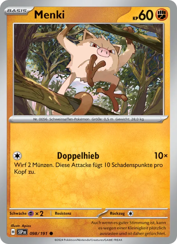Menki, Stürmische Funken Nº 098