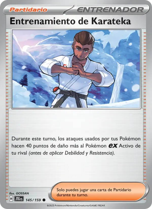 Entrenamiento de Karateka, Juntos de Aventuras Nº 145