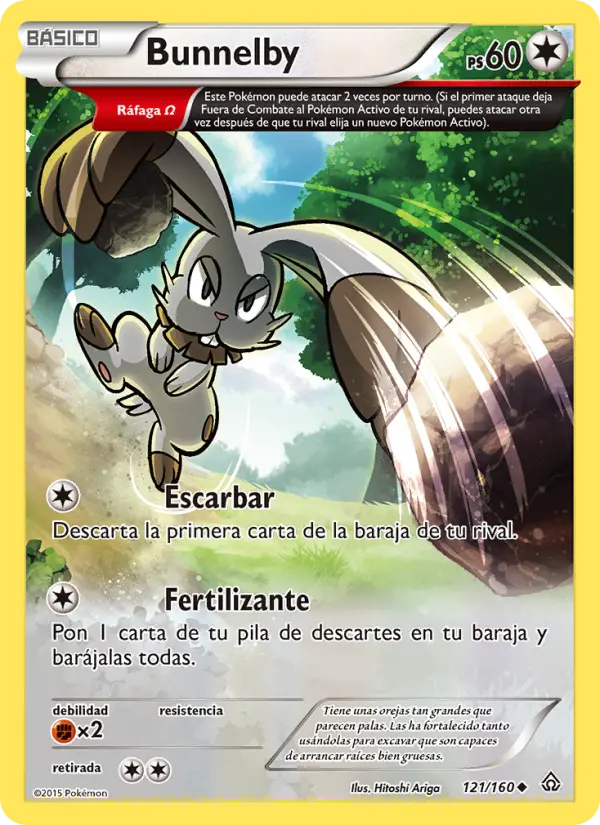 Bunnelby, Duelos Primigenios Nº 121