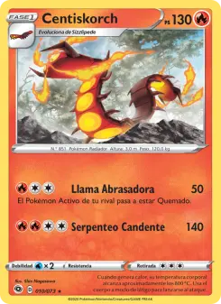 Centiskorch, Camino de Campeones No. 10 Holo
