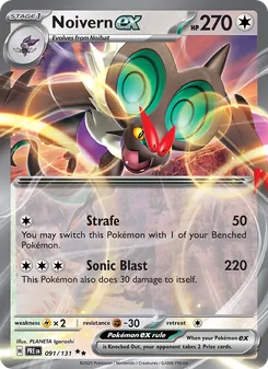 Noivern ex, Prismatic Evolutions No. 091 Holo