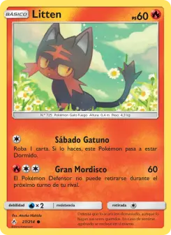 Litten, Vínculos Indestructibles No. 27 Normal