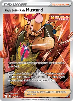 Single Strike Style Mustard, Battle Styles No. 163 Holo