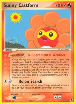 Sunny Castform, Delta Species No. 31 Normal