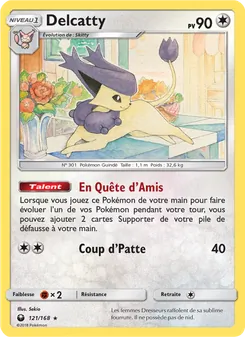 Delcatty, Tempête Céleste Nº 121 Normal