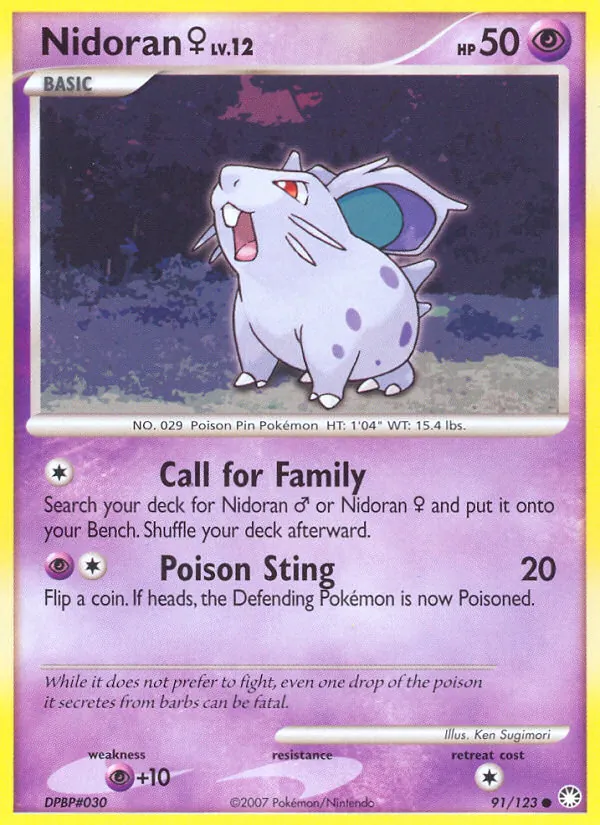 Nidoran♀, Mysterious Treasures Nº 91