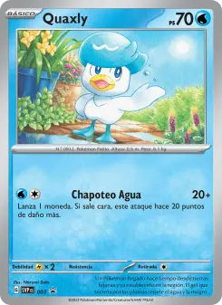 Quaxly, SVP Black Star Promos No. 003 Holo
