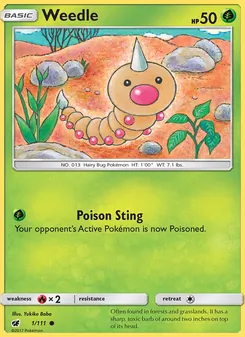 Weedle, Crimson Invasion No. 1