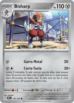 Bisharp, Llamas Obsidianas Nº 149 Normal