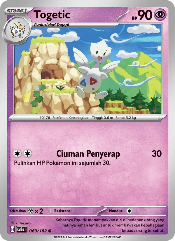 Togetic, Kilat Rasi Nº 069