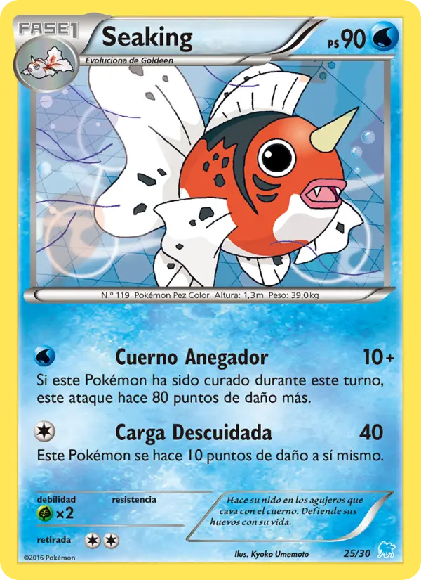 Seaking, Kit de Entrenador XY (Suicune) No. 25