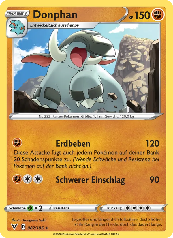 Donphan, Farbenschock No. 87