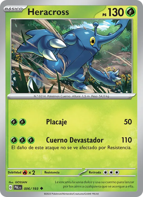 Heracross, Evoluciones en Paldea Nº 006