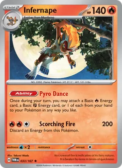 Infernape, Twilight Masquerade No. 033 Normal