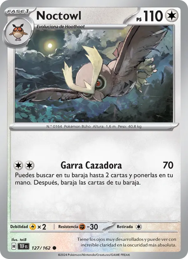 Noctowl, Fuerzas Temporales No. 127