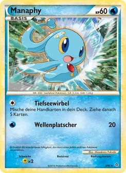 Manaphy, Entfesselt Nº 3 Holo