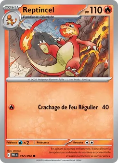 Reptincel, Flammes Fantasmagoriques No. 012 Normal