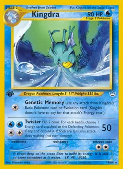 Kingdra, Neo Revelation No. 19 Normal