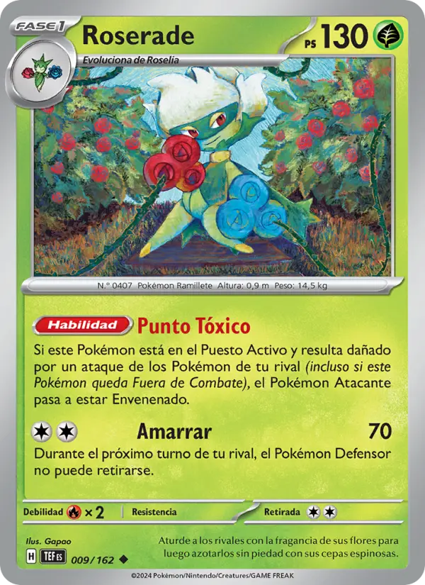 Roserade, Fuerzas Temporales Nº 009