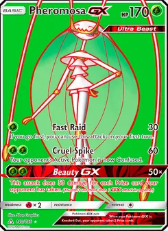 Pheromosa GX, Ultra Prism Nº 140 Normal