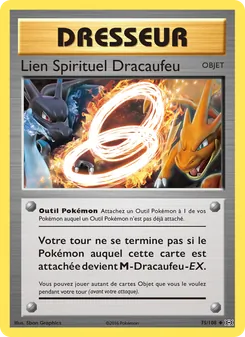 Lien Spirituel Dracaufeu, Évolutions Nº 75 Normal