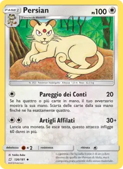 Persian, Gioco di Squadra Nº 126 Normal