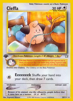 Cleffa, Neo Genesis Nº 20 Normal