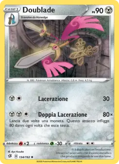 Doublade, Fragore Ribelle Nº 134 Normal