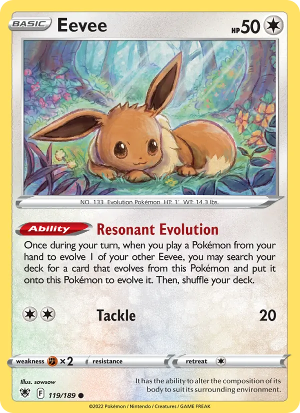 Eevee, Astral Radiance Nº 119