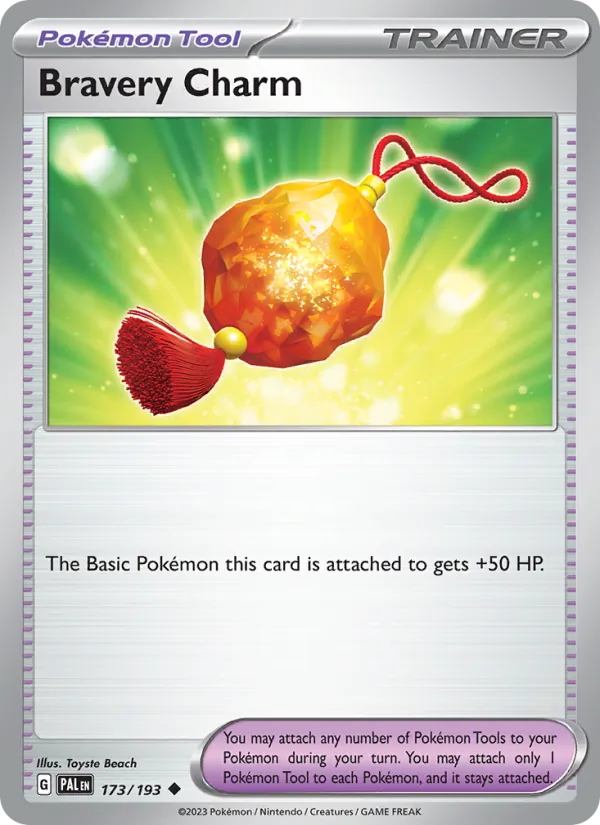Bravery Charm, Paldea Evolved Nº 173