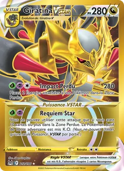 Giratina VSTAR, Origine Perdue Nº 212 Holo