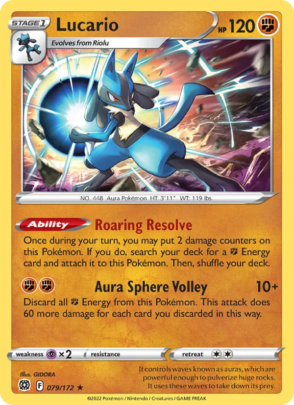 Lucario, Brilliant Stars Nº 079