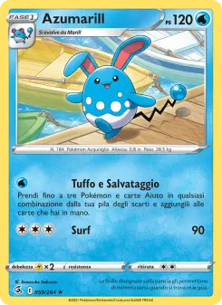 Azumarill, Colpo Fusione No. 59 Normal