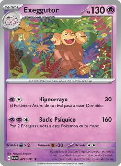 Exeggutor, Destinos de Paldea No. 024 Holo